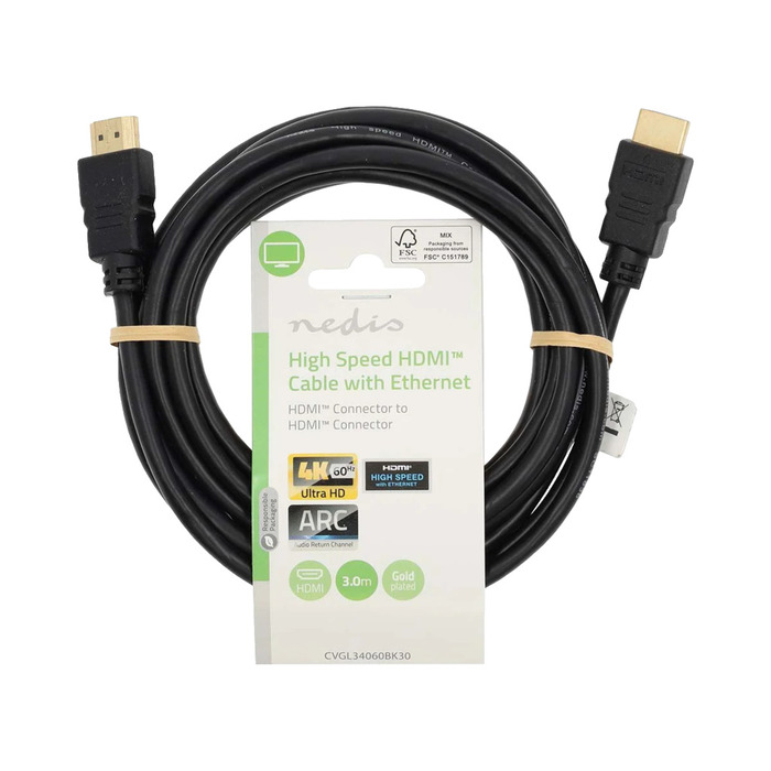 HDMI-kabel Svart 3 m